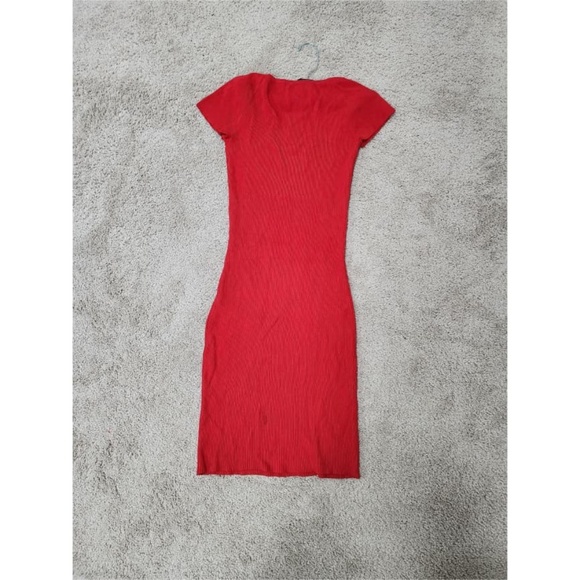 Authentic Christian Dior Vintage Short Dress Red Stretchy - Picture 2 of 12